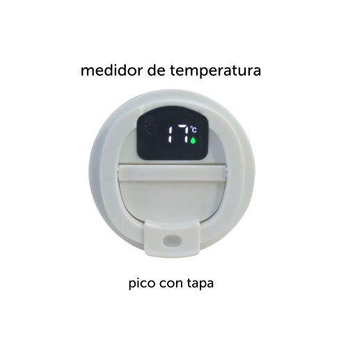 VASO TÉRMICO CAFÉ CON MEDIDOR DE TEMPERATURA - Imagen 3