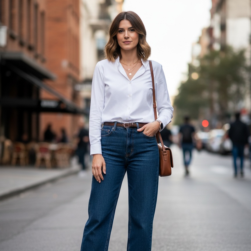 CAMISA LISA DAMA - Imagen 2