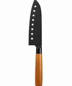 CUCHILLO HOJA DE ACERO INOXIDABLE NEGRO