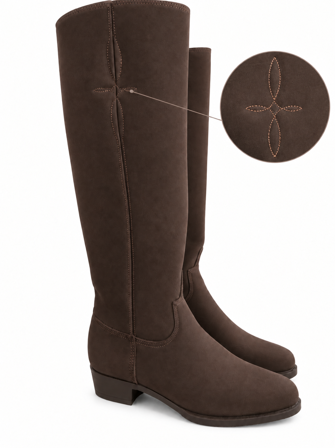 BOTA DE CUERO ENGRASADO CAÑA ALTA
